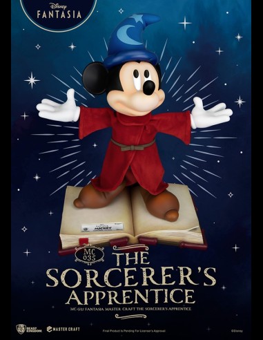 BEAST KINGDOM - Fantasia Topolino Sorcerers Apprentice Mastercraft Statua