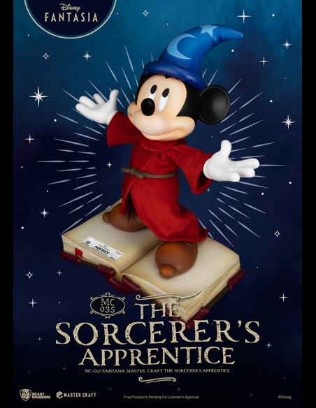 BEAST KINGDOM - Fantasia Topolino Sorcerers Apprentice Mastercraft Statua