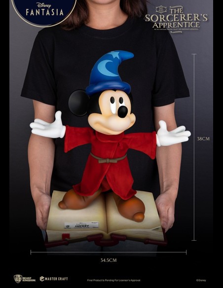 BEAST KINGDOM - Fantasia Topolino Sorcerers Apprentice Mastercraft Statua