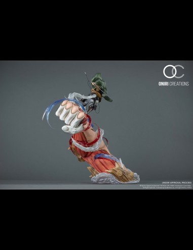 ONIRI CREATIONS - Attack on Titan Levi VS Female Titan 1/6 Statua