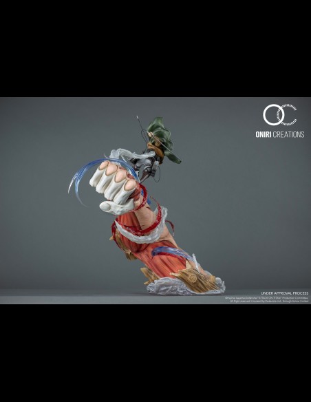 ONIRI CREATIONS - Attack on Titan Levi VS Female Titan 1/6 Statua