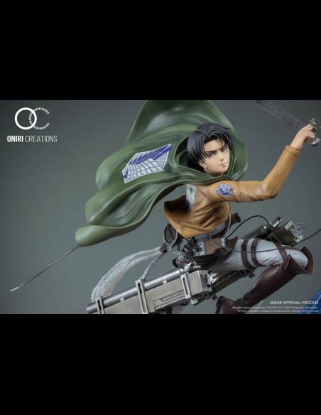 ONIRI CREATIONS - Attack on Titan Levi VS Female Titan 1/6 Statua