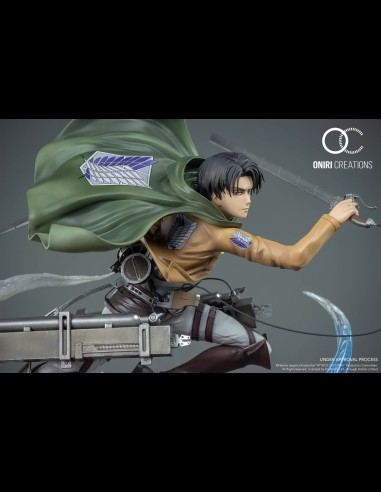 ONIRI CREATIONS - Attack on Titan Levi VS Female Titan 1/6 Statua