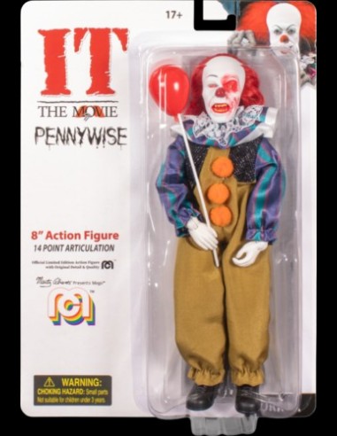 MEGO - Stephen King's It 1990 Action Figure Burned Face Pennywise 20 cm