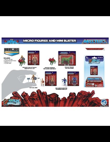 World's Smallest: Masters of the Universe Skeletor Micro A. Figure