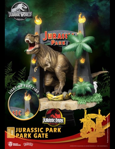 BEAST KINGDOM - D-Stage Jurassic Park Gate