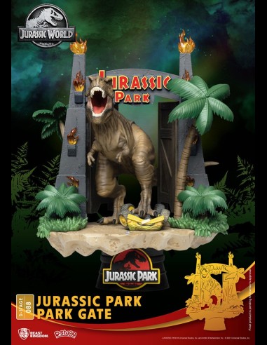 BEAST KINGDOM - D-Stage Jurassic Park Gate