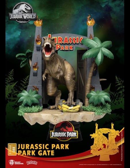 BEAST KINGDOM - D-Stage Jurassic Park Gate