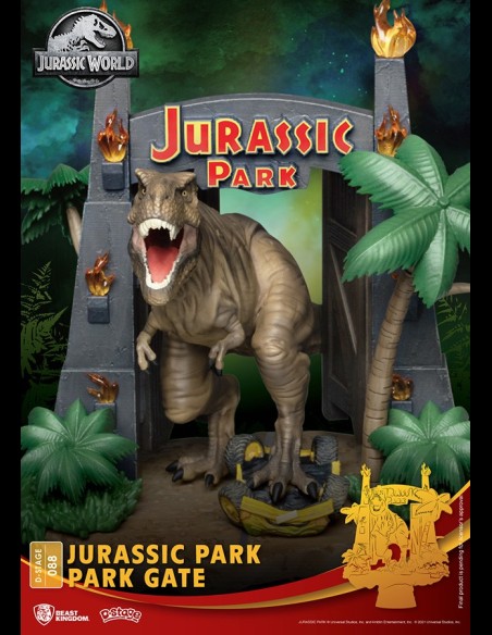 BEAST KINGDOM - D-Stage Jurassic Park Gate