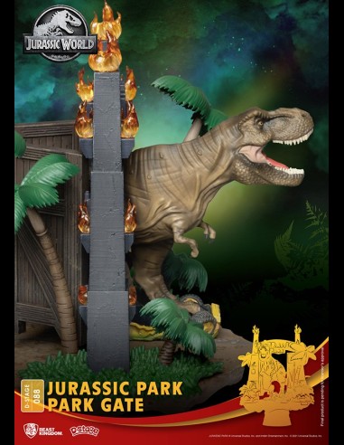 BEAST KINGDOM - D-Stage Jurassic Park Gate