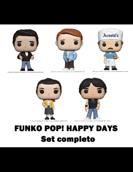 FUNKO - POP! TV Happy Days Set Completo di 5