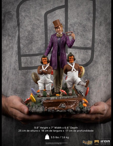 IRON STUDIOS DELUXE - Willy Wonka 1/10 Statua