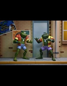 NECA - TMNT Cartoon Napoleon & Attila Frog 2pack