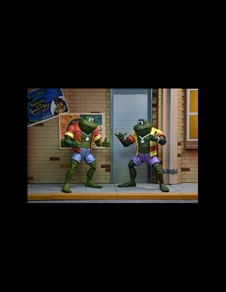 NECA - TMNT Cartoon Napoleon & Attila Frog 2pack