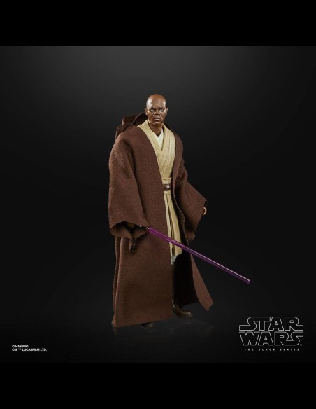 HASBRO - Star Wars Episode I Black Series Lucasfilm 50th Anniversary Action Figure 2021 Mace Windu 15 cm