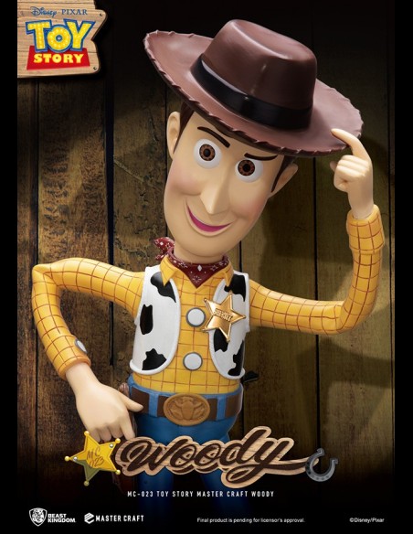 BEAST KINGDOM - Toy Story Woody Mastercraft Statua