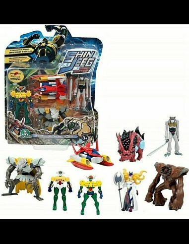 GIOCHI PREZIOSI - Jeeg Robot d'Acciaio Shin Jeeg 4pack 
