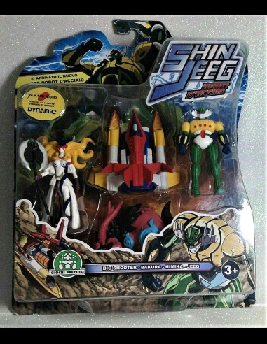 GIOCHI PREZIOSI - Jeeg Robot d'Acciaio Shin Jeeg 4pack 