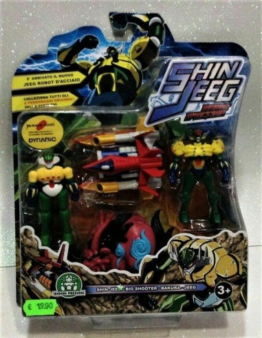 GIOCHI PREZIOSI - Jeeg Robot d'Acciaio Shin Jeeg 4pack 