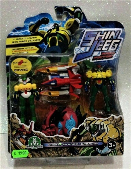GIOCHI PREZIOSI - Jeeg Robot d'Acciaio Shin Jeeg 4pack 