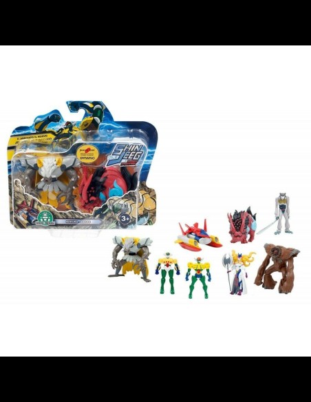 GIOCHI PREZIOSI - Jeeg Robot d'Acciaio Shin Jeeg 2pack