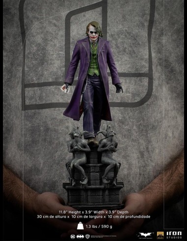 IRON STUDIOS - The Dark Knight Joker 1/10 Art Statua
