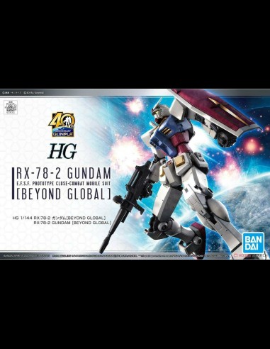 BANDAI - HG RX-78-2 Gundam Beyond Global Model Kit 1/144