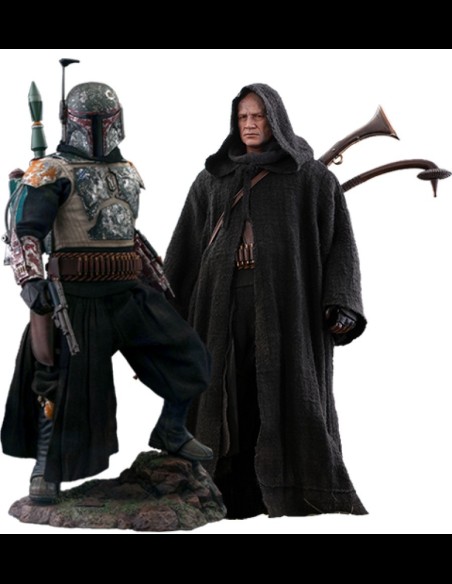 HOT TOYS DELUXE - Star Wars: The Mandalorian Boba Fett 1:6 Scale Figure