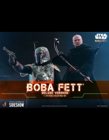 HOT TOYS DELUXE - Star Wars: The Mandalorian Boba Fett 1:6 Scale Figure
