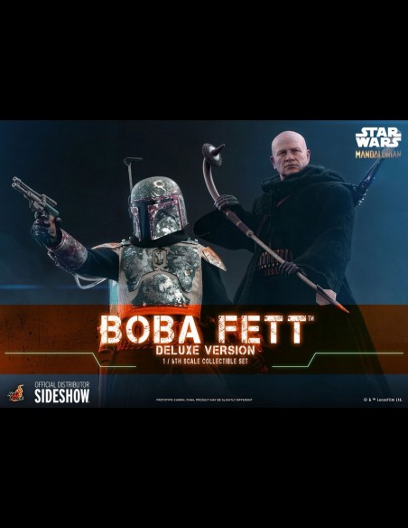 HOT TOYS DELUXE - Star Wars: The Mandalorian Boba Fett 1:6 Scale Figure