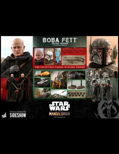 HOT TOYS DELUXE - Star Wars: The Mandalorian Boba Fett 1:6 Scale Figure