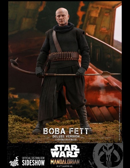 HOT TOYS DELUXE - Star Wars: The Mandalorian Boba Fett 1:6 Scale Figure