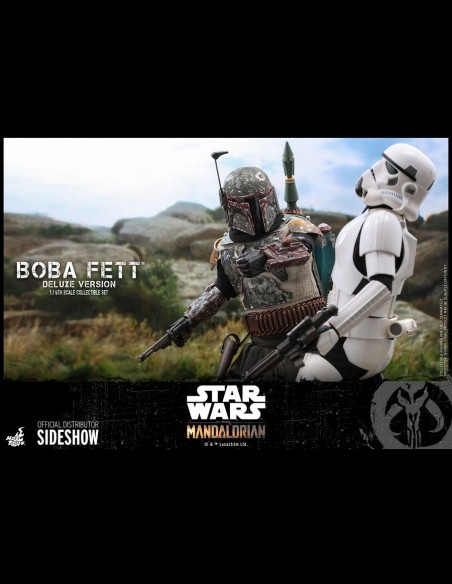 HOT TOYS DELUXE - Star Wars: The Mandalorian Boba Fett 1:6 Scale Figure