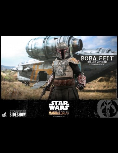 HOT TOYS DELUXE - Star Wars: The Mandalorian Boba Fett 1:6 Scale Figure