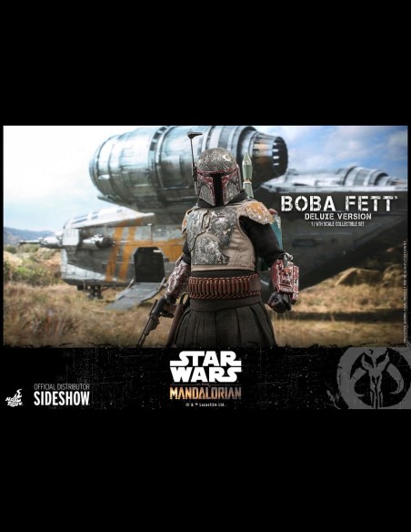 HOT TOYS DELUXE - Star Wars: The Mandalorian Boba Fett 1:6 Scale Figure