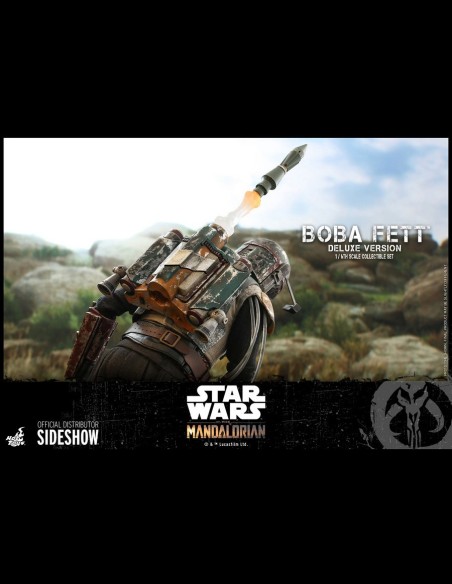 HOT TOYS DELUXE - Star Wars: The Mandalorian Boba Fett 1:6 Scale Figure