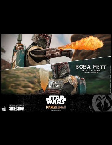 HOT TOYS DELUXE - Star Wars: The Mandalorian Boba Fett 1:6 Scale Figure