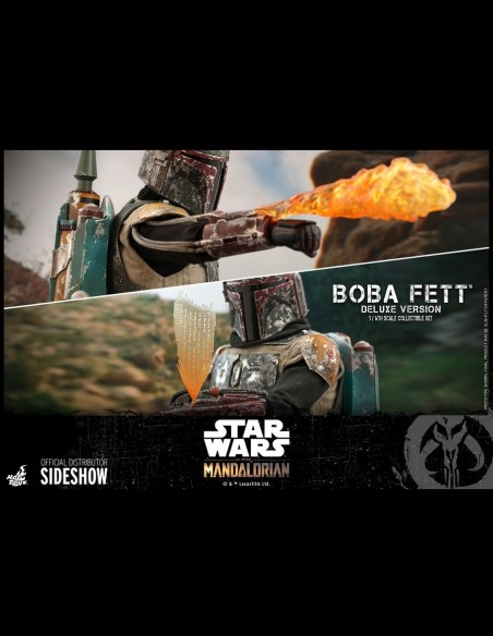 HOT TOYS DELUXE - Star Wars: The Mandalorian Boba Fett 1:6 Scale Figure