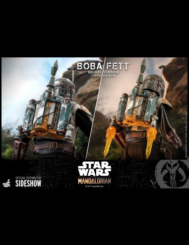 HOT TOYS DELUXE - Star Wars: The Mandalorian Boba Fett 1:6 Scale Figure