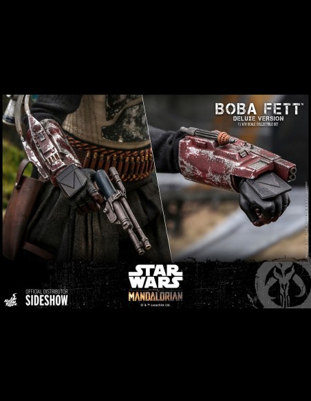 HOT TOYS DELUXE - Star Wars: The Mandalorian Boba Fett 1:6 Scale Figure