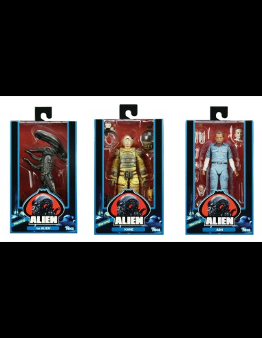 NECA - Alien: 40th Anniversary Serie 3 - Set di 3 Action Figure 