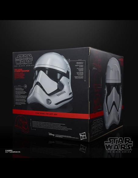 HASBRO - Star Wars Episode VIII Black Series Electronic Helmet First Order Stormtrooper