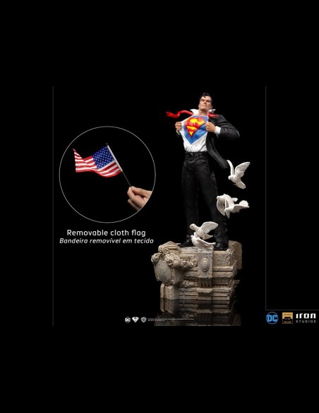 IRON STUDIOS - Superman Clark Kent Deluxe 1/10 Statua