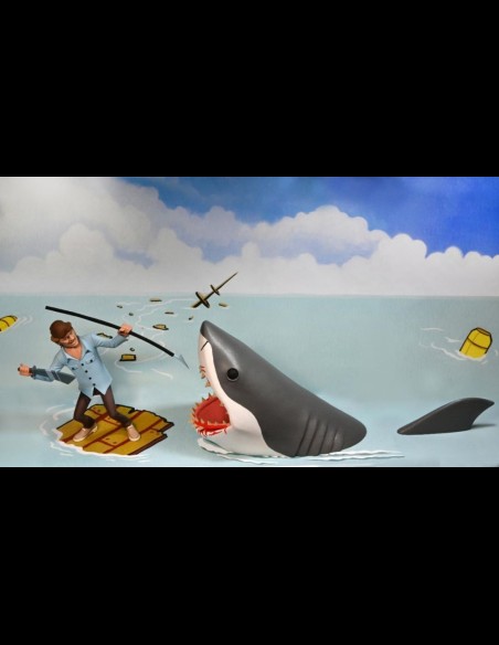 NECA - Jaws & Quint Toony Terrors 2-pack