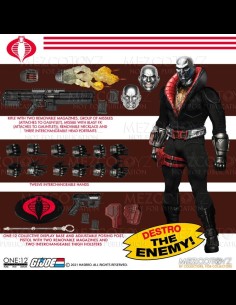 MEZCO - G.I. Joe 1:12 Cobra Destro Clothed A.Figure