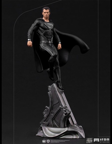 IRON STUDIOS - Justice League Snyder's Cut Superman Black Suit 1/10 statua