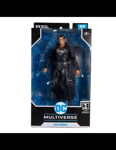 McFARLANE - DC Justice League Movie af Superman black 18 cm