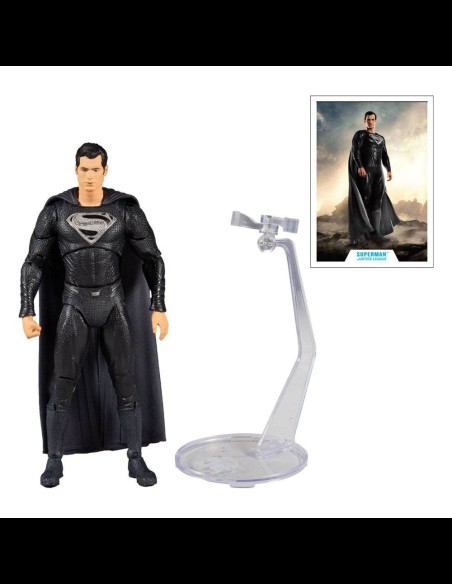 McFARLANE - DC Justice League Movie af Superman black 18 cm