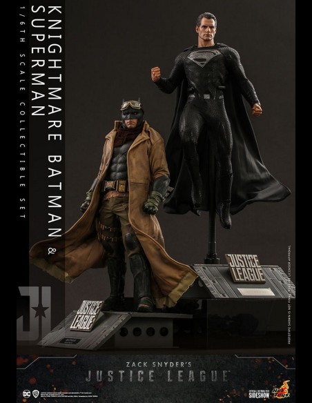 HOT TOYS - DC Comics: Zack Snyder's Justice League - Knightmare Batman and Superman 1:6 Scale Figure Set