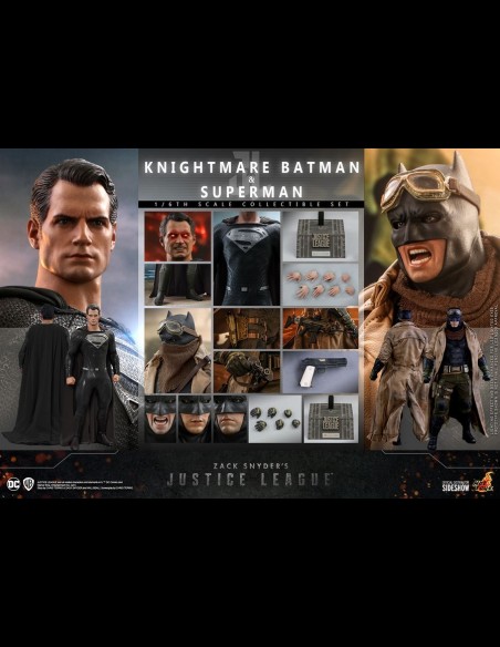 HOT TOYS - DC Comics: Zack Snyder's Justice League - Knightmare Batman and Superman 1:6 Scale Figure Set